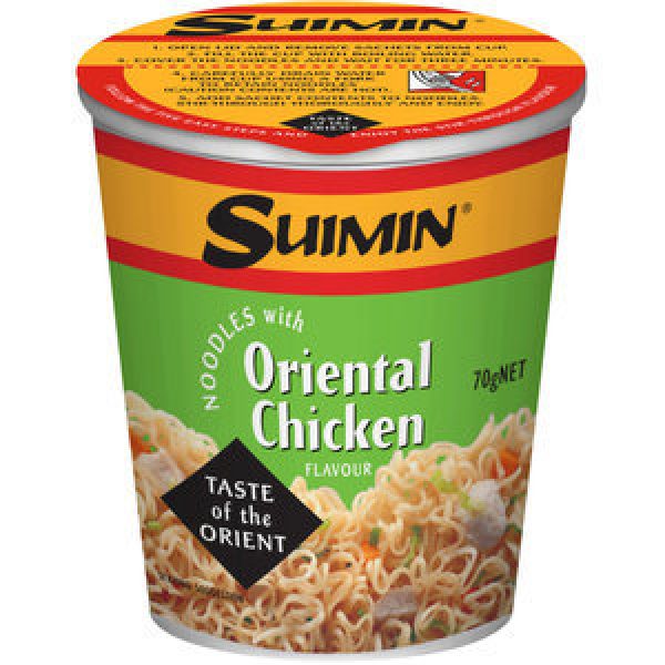 Suimin Instant Noodles Cup Oriental Chicken