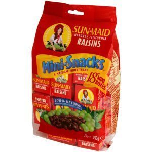Sunmaid Raisins Mini Packs 252g