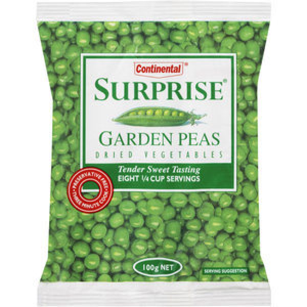 Surprise Peas Garden Dried