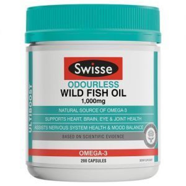 Swisse Ultiboost Fish Oil Wild Odourless