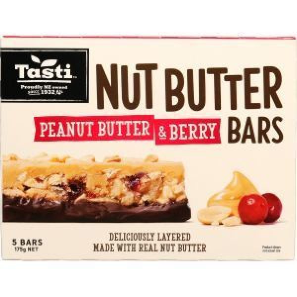 Tasti Nut Butter Bars – Peanut Butter & Berry