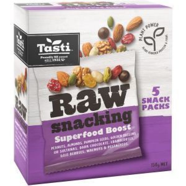 Tasti Raw Snacking Snack Mix Superfood Boost