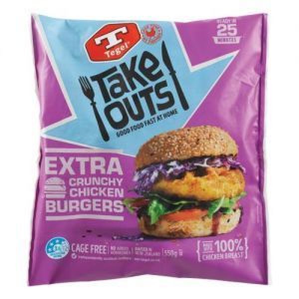 Tegel Take Outs Chicken Burgers Extra Crunchy Reviews Black Box