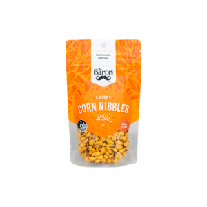The Baron Crispy Corn Nibbles – BBQ 100g
