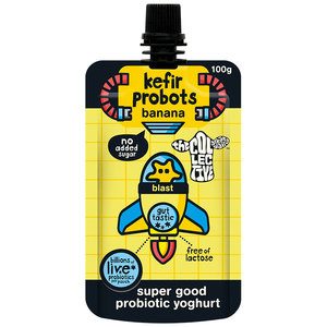 The Collective Kefir Probots Yoghurt Pouch Banana