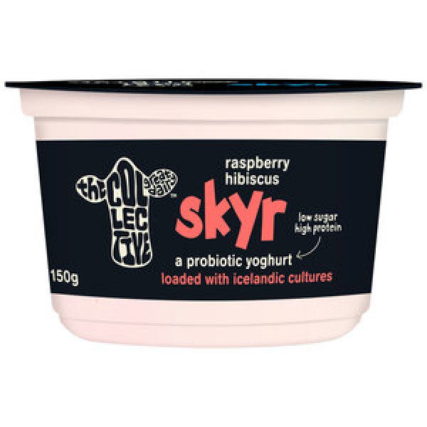 The Collective Skyr Yoghurt Single Raspberry Hibiscus