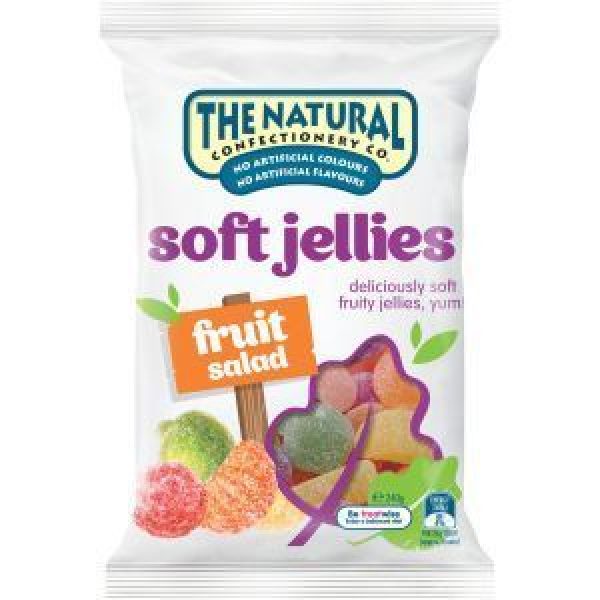 The Natural Confectionery Co Jelly Sweets Soft Jellies Fruit Salad
