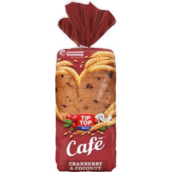 Tip Top Cafe Fruit Bread Cranberry & Coconut Reviews Black Box
