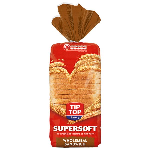 Tip Top Super Soft Sandwich Bread Wholemeal