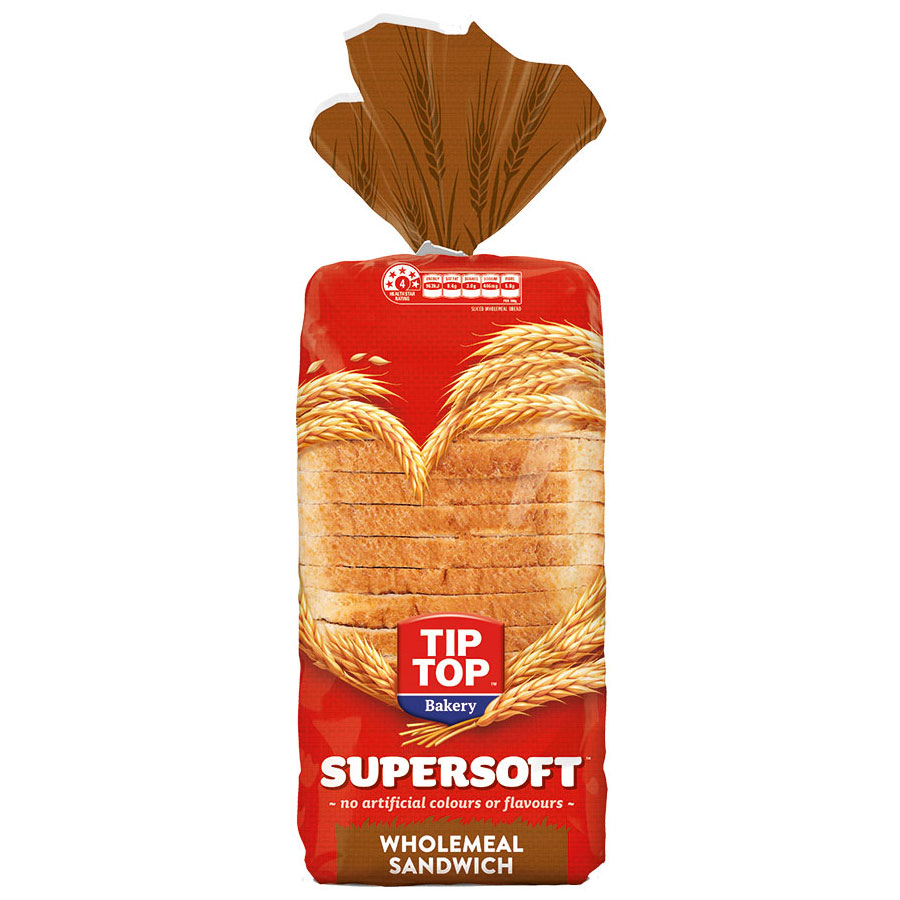 Tip Top Super Soft Sandwich Bread Wholemeal Reviews Black Box