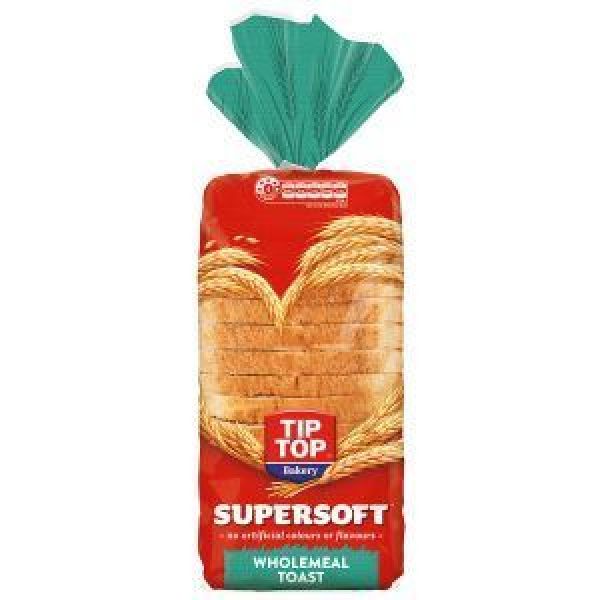 Tip Top Super Soft Toast Bread Wholemeal
