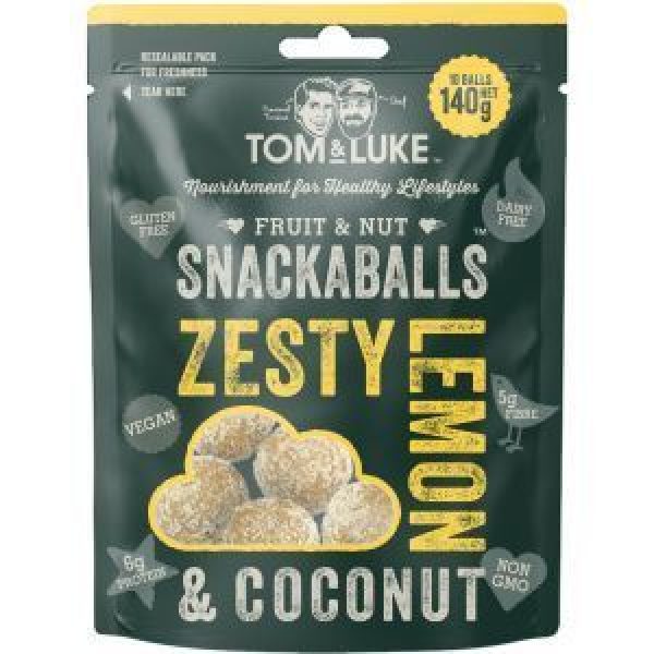 Tom & Luke Snack Balls Zesty Lemon & Coconut