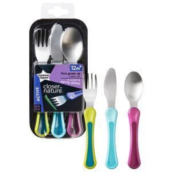 Tommee Tippee Closer To Nature Baby Cutlery First Set