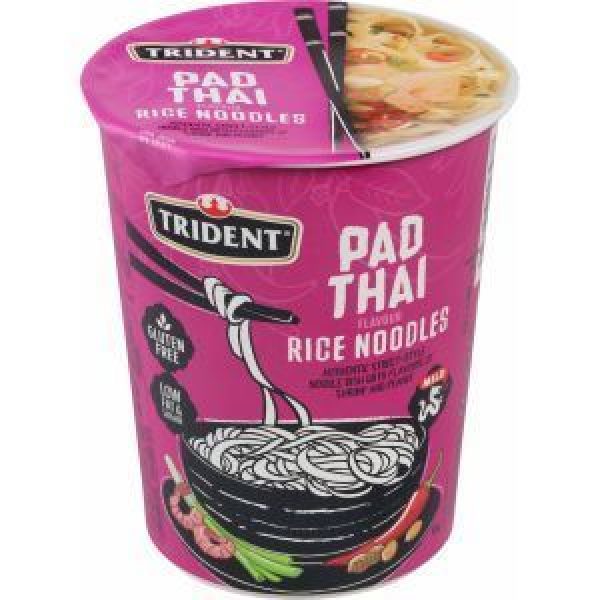 Trident Instant Noodles Cup Pad Thai Rice Noodles Reviews Black Box
