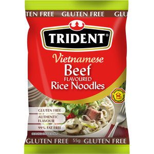 Trident Instant Rice Noodles Single Vietnamese Beef Flavour