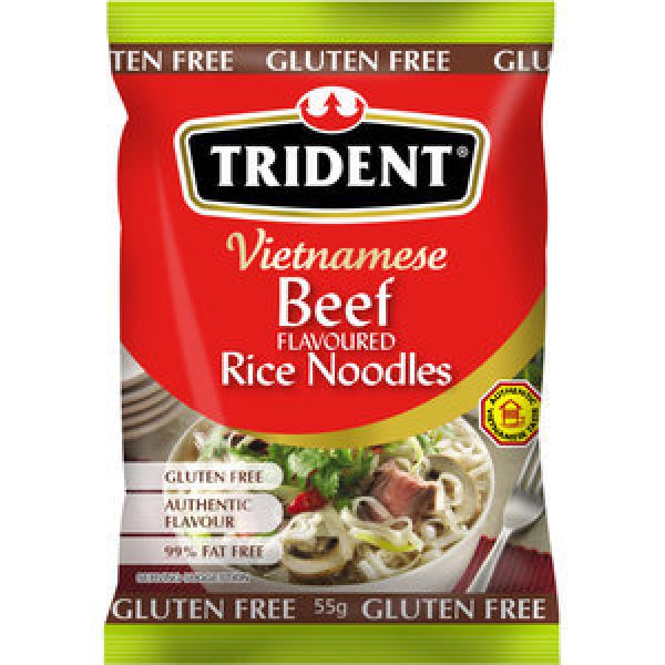 Trident Instant Rice Noodles Single Vietnamese Beef Flavour