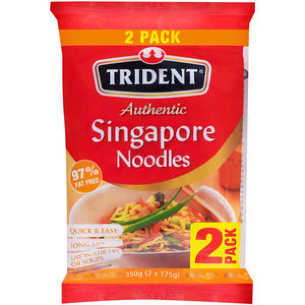 Trident Singapore Noodles Stir Fry Two Pack