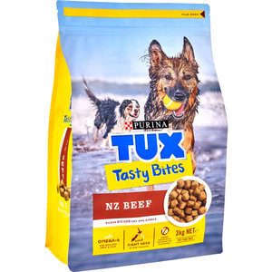Tux Tasty Bites Dog Food Beef