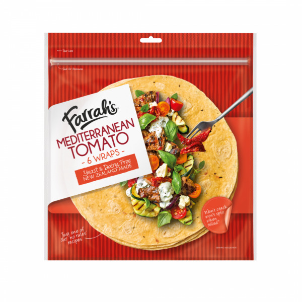 Farrah's Mediterranean Tomato Wraps Review
