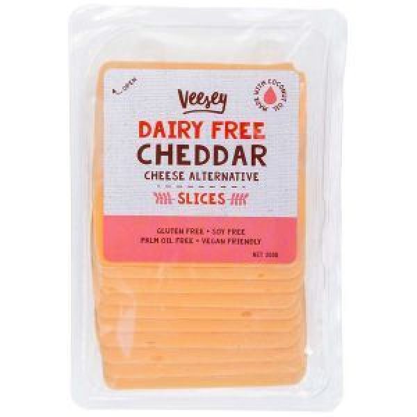 Veesey Dairy Free Cheese Alternative Cheddar Slices