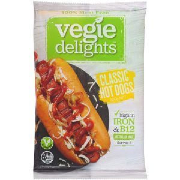 Vegie Delights Vegetarian Sausages Hot Dogs
