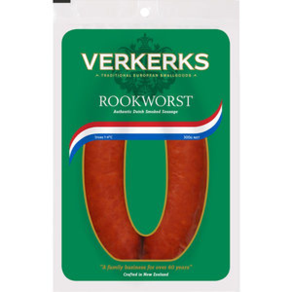 Verkerks Rookworst Dutch Smoked Rookworst