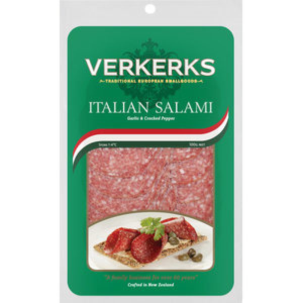 Verkerks Salami Sliced Italian (med)