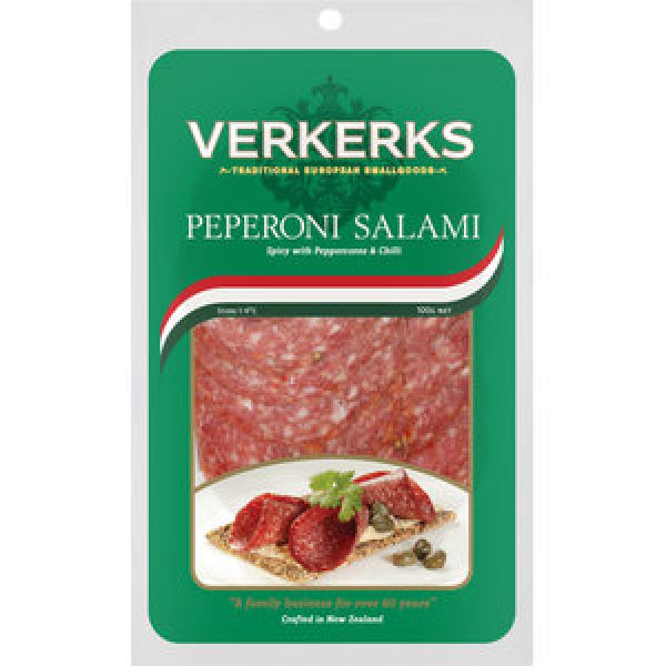 Verkerks Salami Sliced Pepperoni (med)