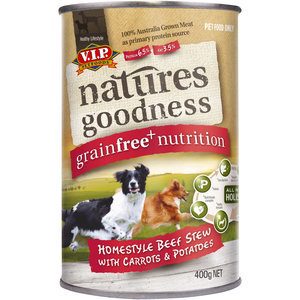 Vip Natures Goodness Dog Food Beef With Carrot Potato