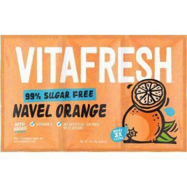 Vitafresh 99% Sugar Free Sachet Drink Mix Sweet Navel Orange 45g