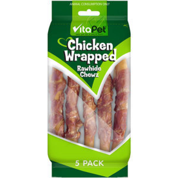 Vitapet Dog Treats Chicken Rawhide Sticks