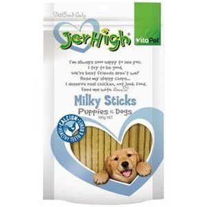 Vitapet Jerhigh Dog Treats Milky Sticks