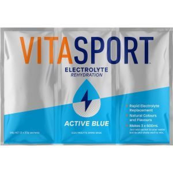 Vitasport Electrolyte Sachet Drink Mix Active Blue 99g