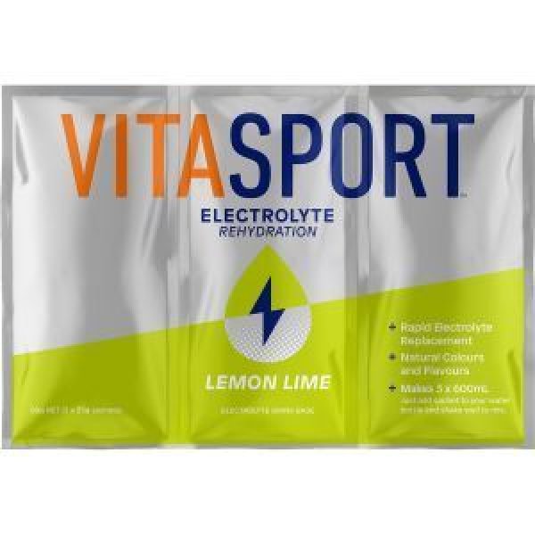 Vitasport Electrolyte Sachet Drink Mix Lemon Lime 99g Reviews Black Box