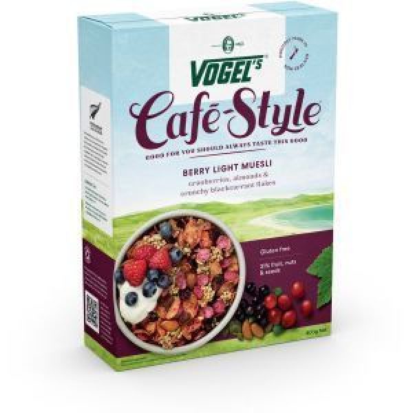 Vogels Cafe Style Light Muesli Berry Reviews Black Box