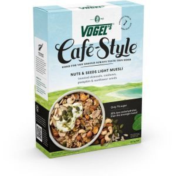 Vogels Cafe Style Light Muesli Luxury Nuts & Seed