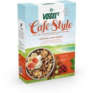 Vogels Cafe Style Light Muesli Toasted Nuts & Honey