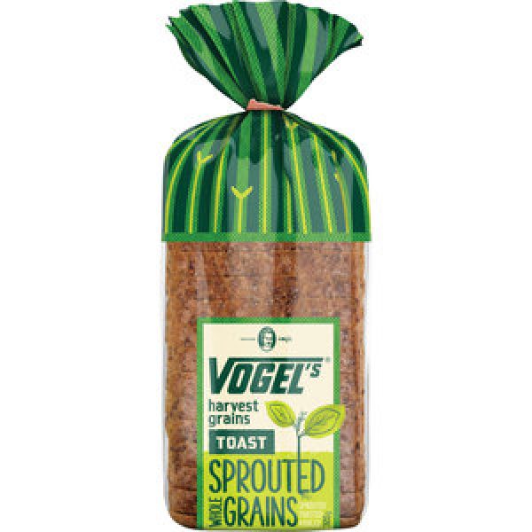 Vogels Harvest Grains Toast Bread Sprouted Whole Grains