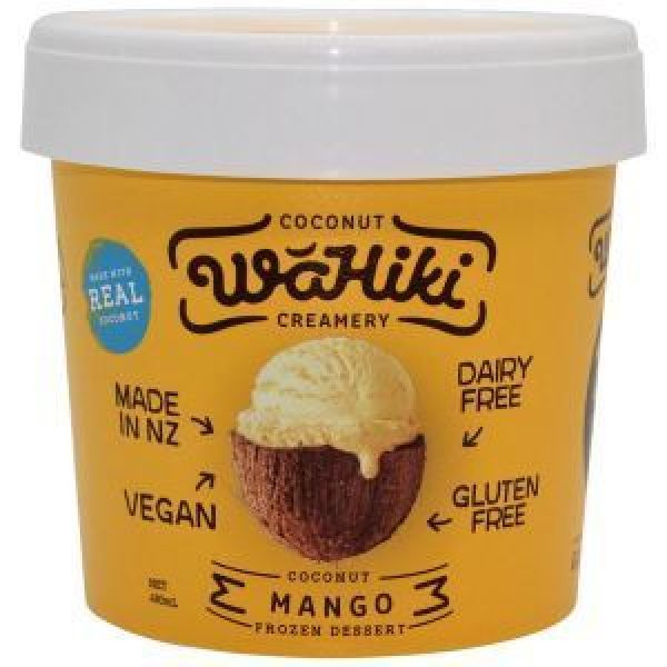 Wahiki Dairy Free Ice Cream Coconut Mango