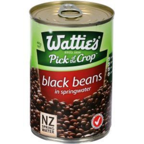 Wattie’s Beans Black In Spring Water