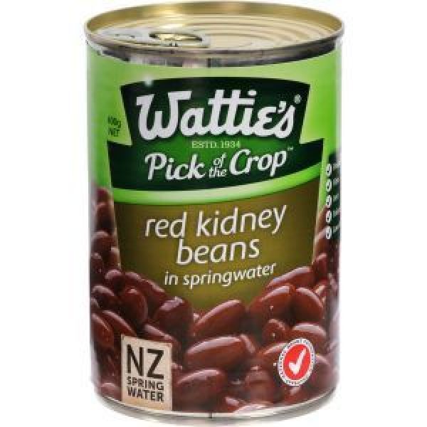 Wattie’s Beans Red Kidney In Spring Water