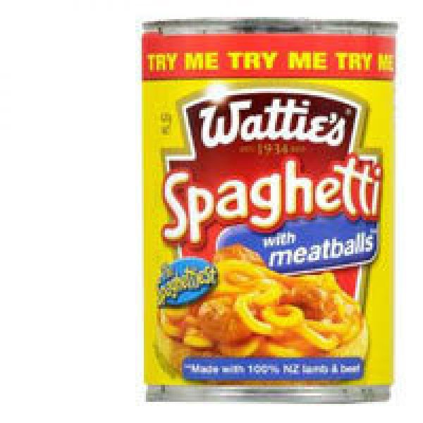 Wattie’s Spaghetti & Meatballs