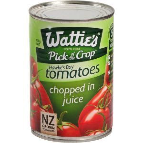 Wattie’s Tomatoes Chopped In Juice