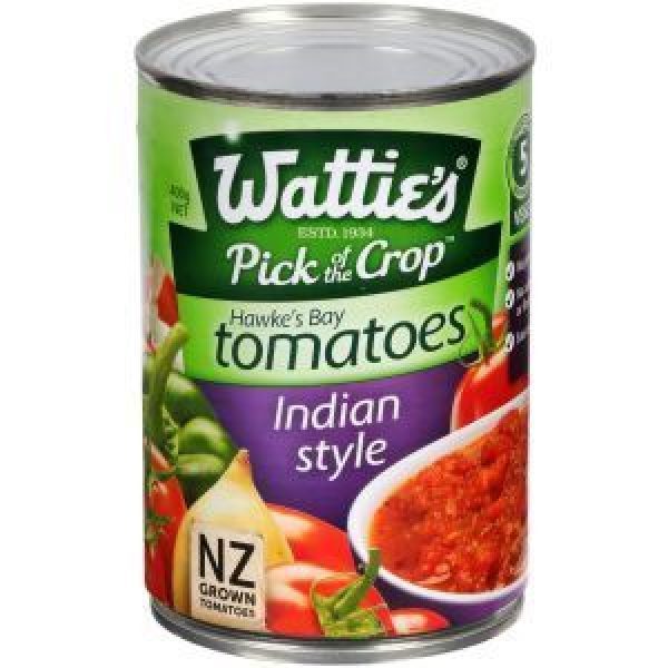 Wattie’s Tomatoes Indian Style