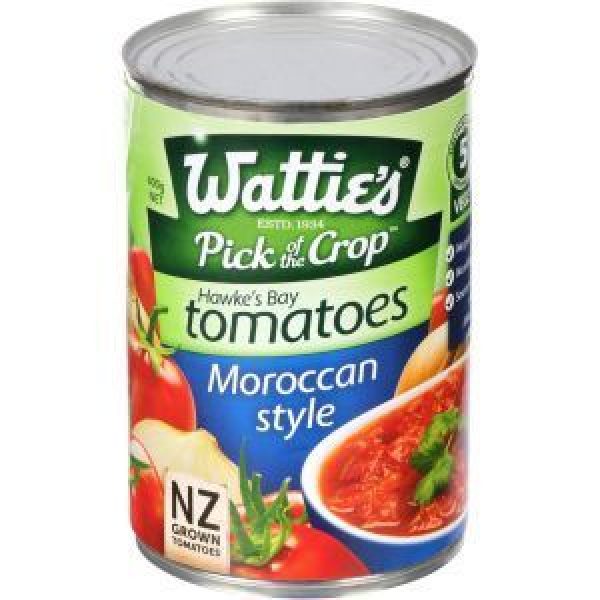 Wattie’s Tomatoes Moroccan Style