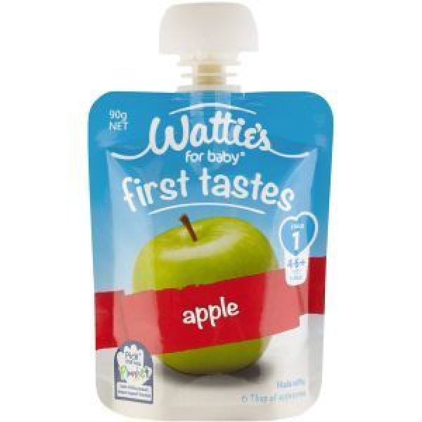 Watties First Tastes Stage 1 Baby Food Apple