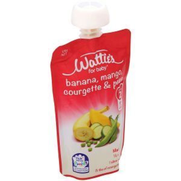 Watties For Baby Baby Food Banana Mango Courgette & Peas Reviews