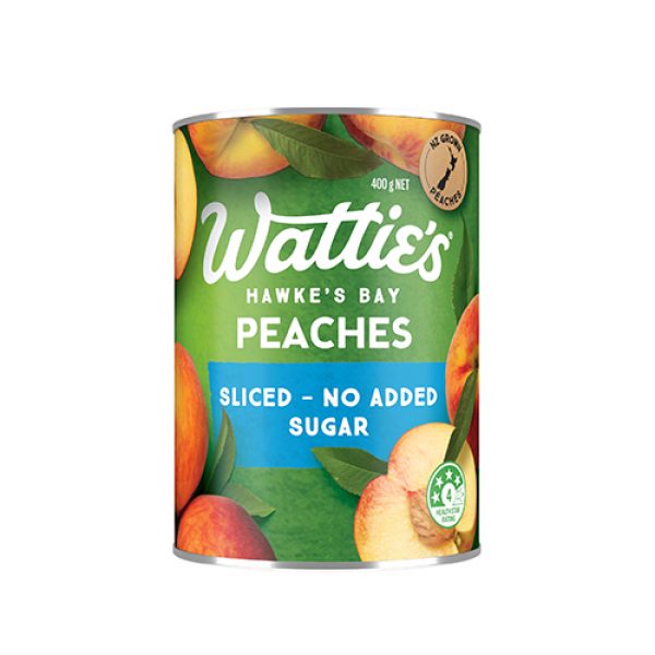 Wattie's Peaches Sliced No Added Sugar