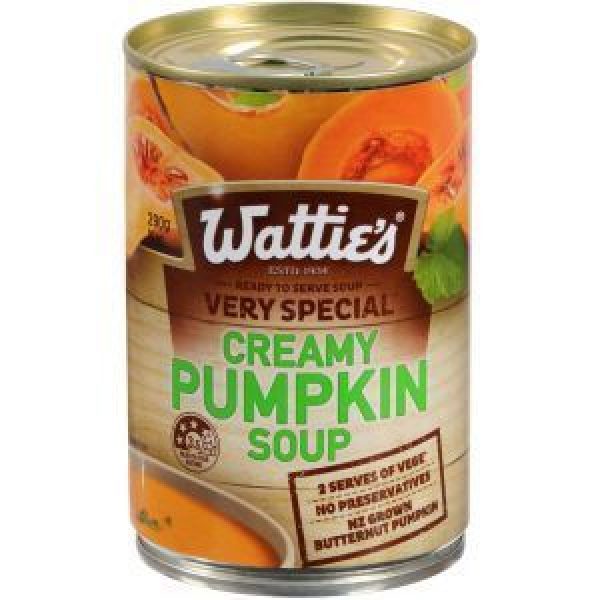 Watties Very Special Canned Soup Creamy Pumpkin
