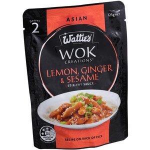 Watties Wok Creations Stir Fry Sauce Lemon Ginger & Sesame